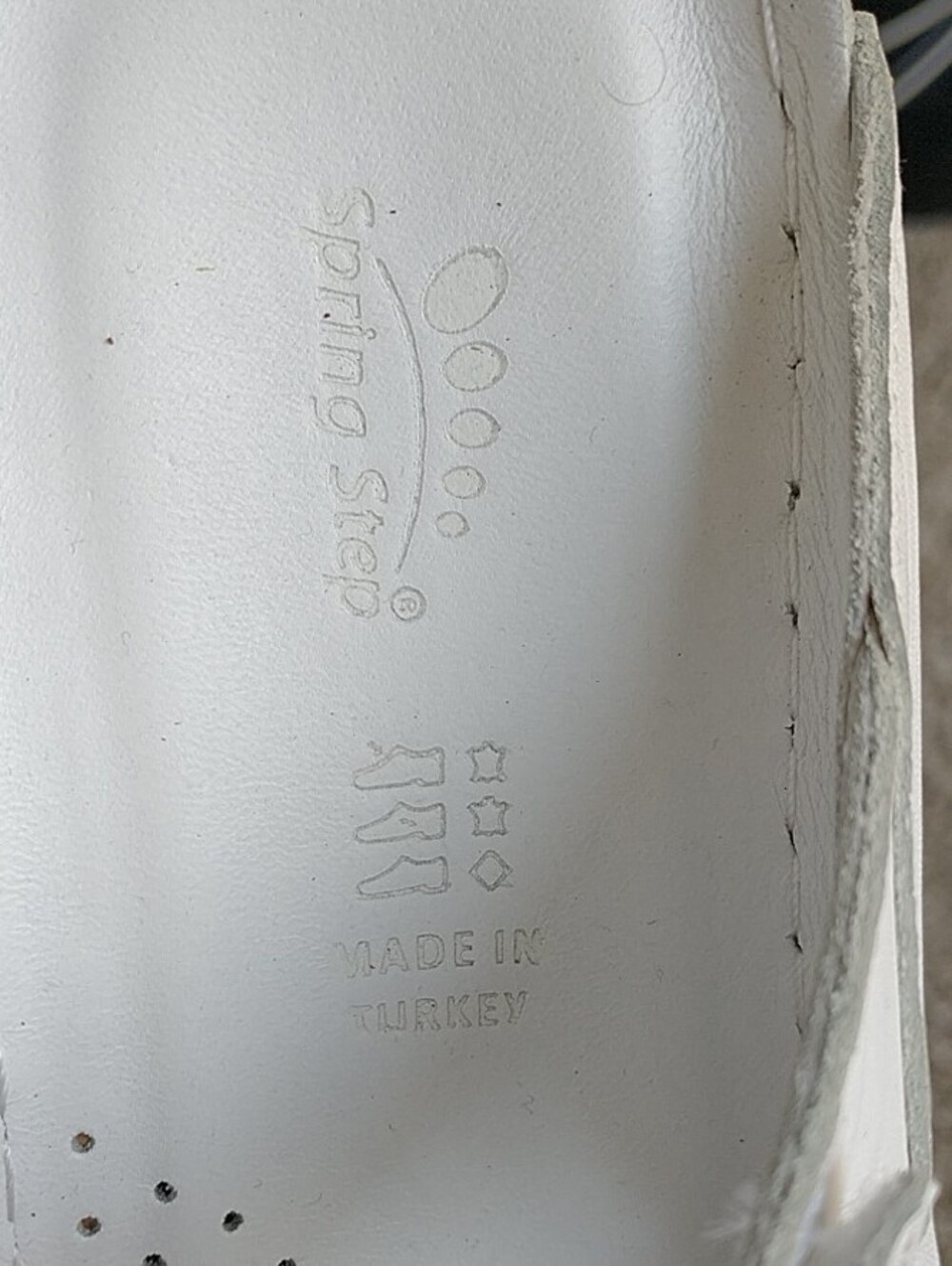 Spring Step White Knot Slide Mules - Picture 3 of 6